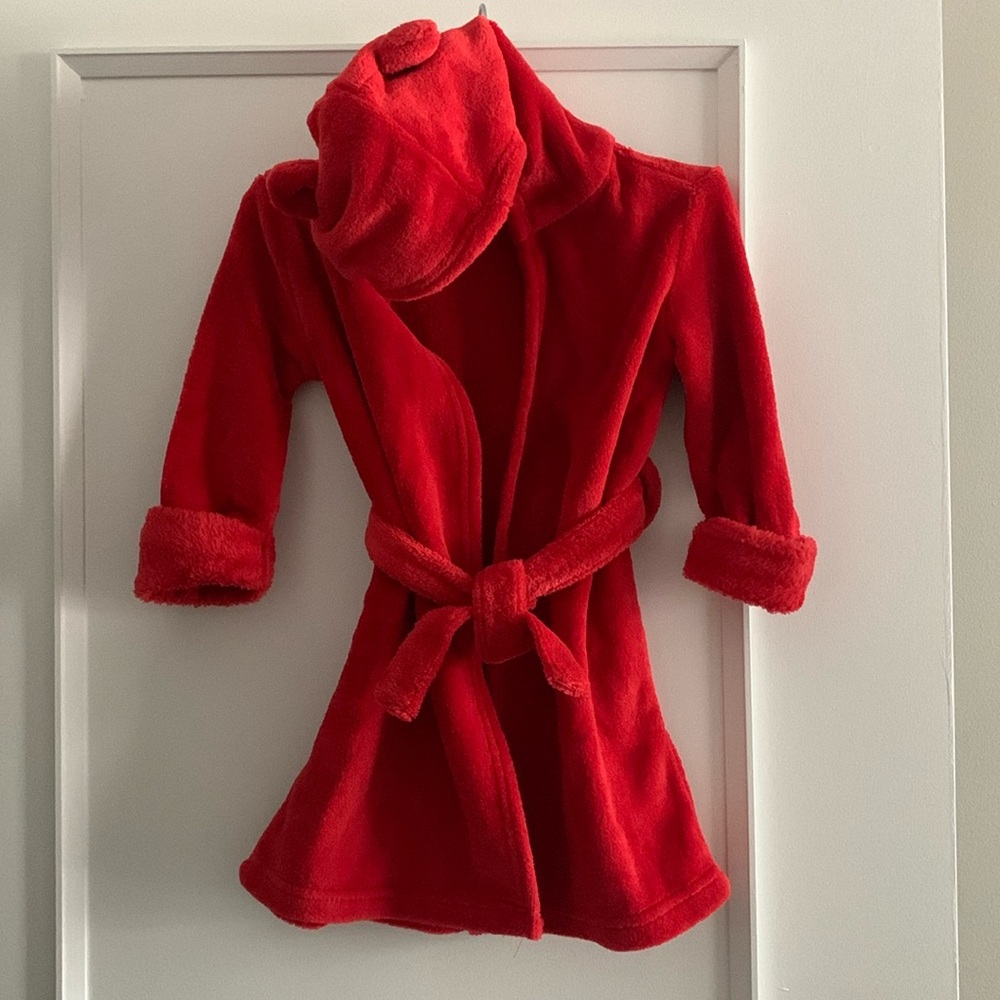 Gap Red Baby Robe sz 18-24